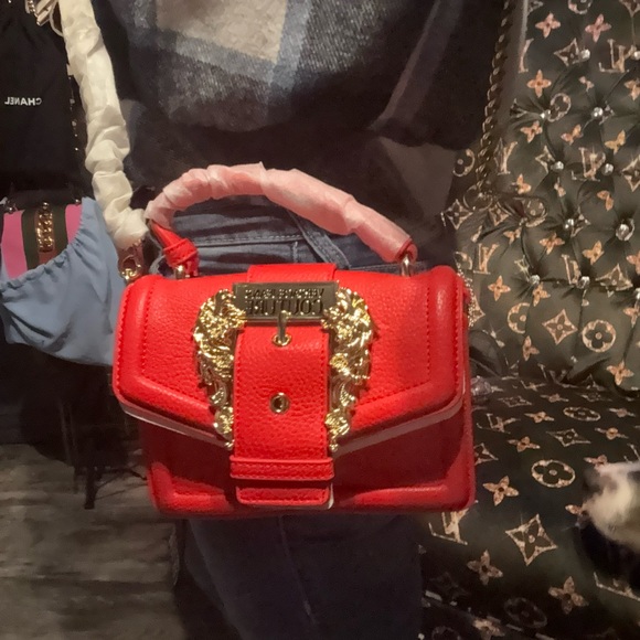 Versace Jeans Collection Bold Red Mini Bag - Picture 3 of 4